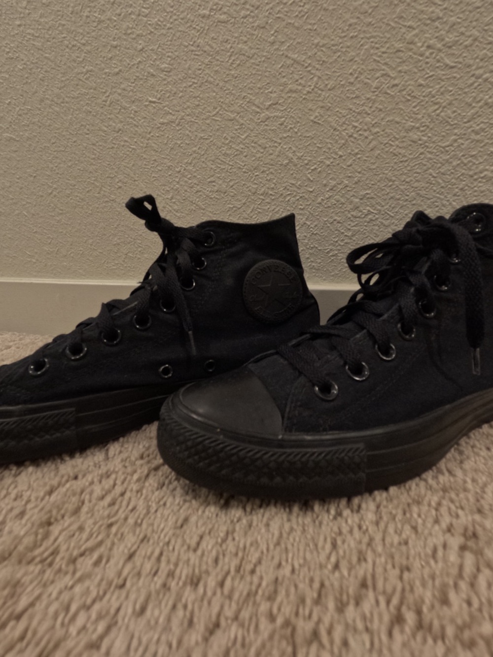 Converse Black High-Top Canvas Sneakers